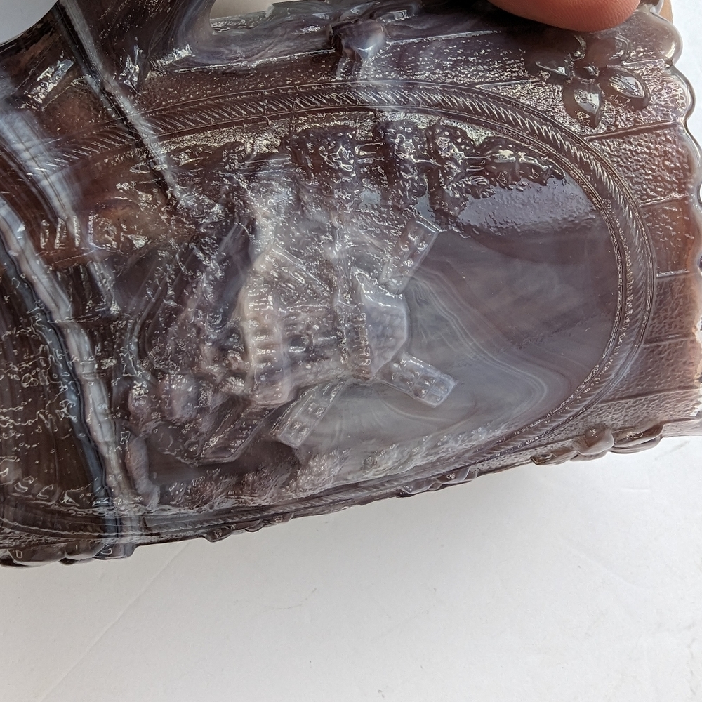 Amethyst slag Imperial milk pitcher Excellent condition - Picture 8 of 9
